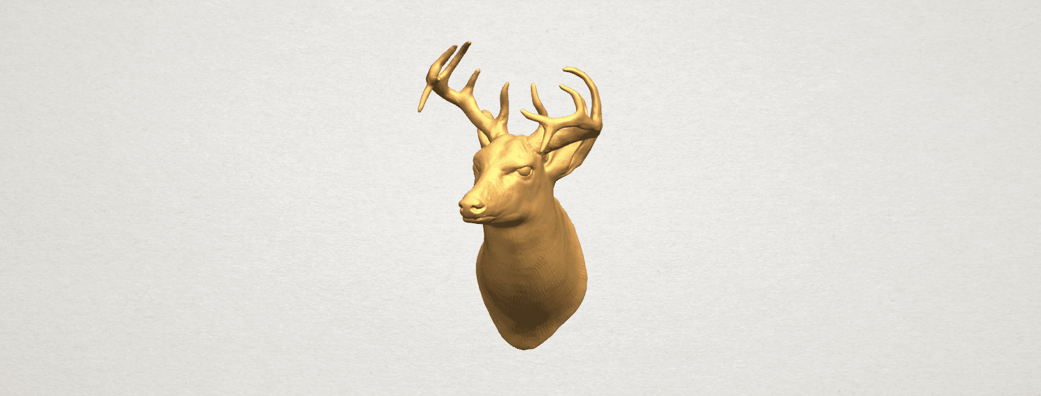 Free 3D file Deer Head 🦌・Template to download and 3D print・Cults